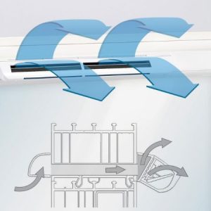 AEA1335 Проставка для EНМ, дополнительный расход воздуха, цвет по RAL 9003 (белый)