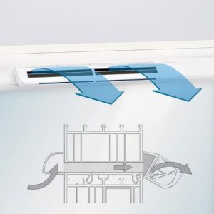 AEA1339 Проставка для EНМ, направленный поток воздуха, цвет по RAL 9003 (белый)