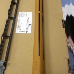 EHM1281 (EMM2) Aereco комплект приточного клапана на окно и наружного козырька : EНM 1279 + AEA 827, цвет по RAL 8001 (дуб)