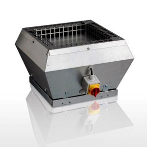 VTZ1075 Крышный вентилятор для жилых и общественных зданий, расход воздуха 500 м³/ч при 100 Па, макс. мощность 83 Вт, 230 V