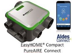 Aldes EasyHOME® PureAIR COMPACT CONNECT Вентилятор вытяжной центральный (арт. 11033061)