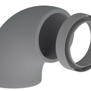 T1 Thermo отвод 90° Ø160 мм. (арт. 400480563)