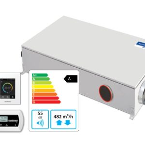 Komfovent OTD (Domekt) R-250-F-E Потолочная приточно-вытяжная установка с автоматикой GTC, фильтр F7/M5