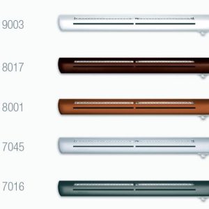 EAR 1245 (EHA²) Aereco приточный оконный клапан, гигрорегулируемый, расход воздуха 5-35 м³/ч, цвет по RAL 7016 (антрацит)