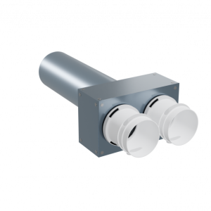 Flexag FL-PWP-125/75x2 пленум вентиляционный прямой, D125, на 2 выxода FL