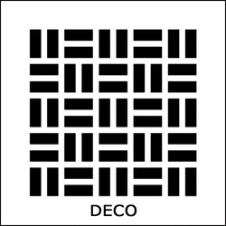 XD25-50 DECO Решетка 130 x 130 мм., Ø80 мм., про-во Бельгия (арт. 801124)